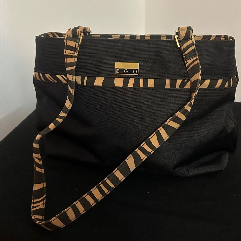 EGO Black and Leopard purse (NWOT)